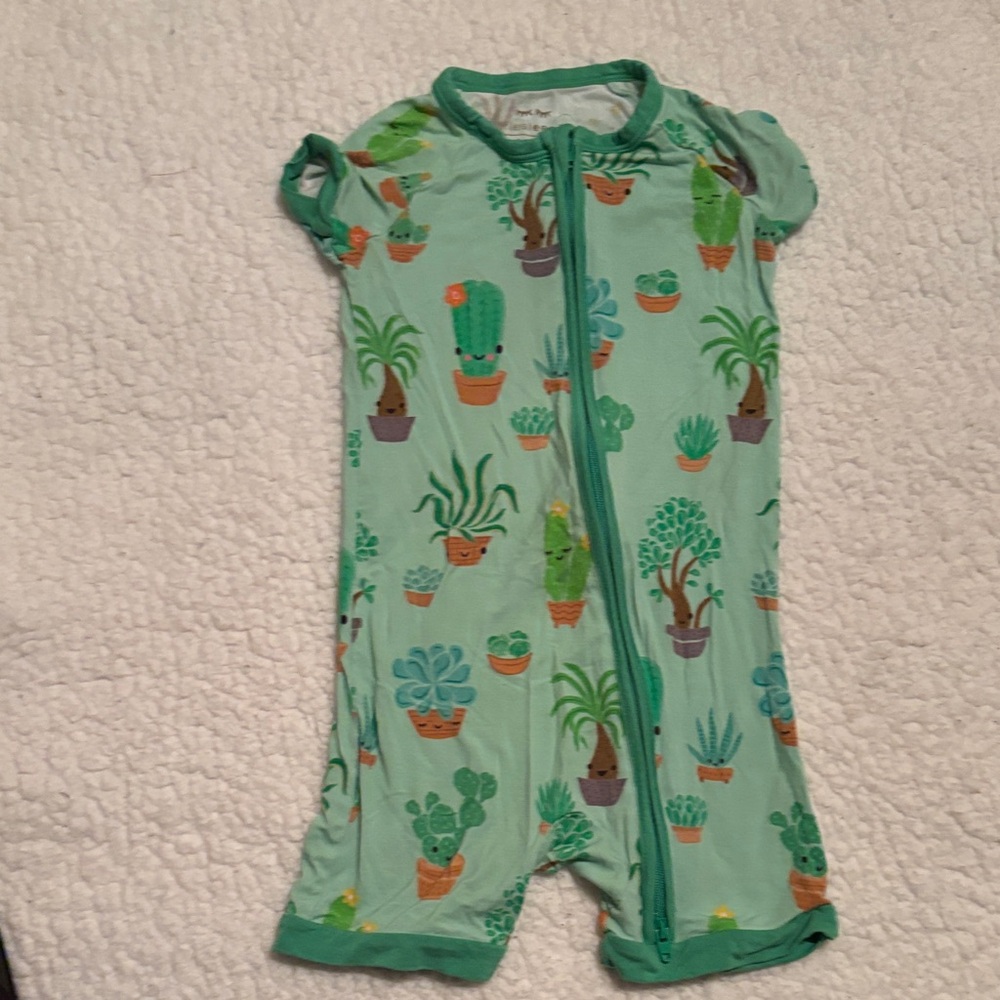 Little Sleepies Succulent Love Shorty Zippy